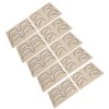 10pcs Tattoo Scalp Practice Skin Front Side Ink Free Rubber