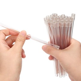 Punta de Succión Desechable de 100 Piezas, Herramienta de Cuidado Bucal Quirúrgico de Tubo Aspirador de Eyector de Saliva de Plástico