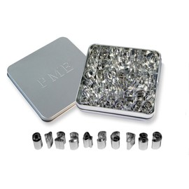 PME Stainless Steel Alphabet & Number Cutters, Set of 36