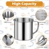 2 Pcs Dog Food Scoop 2 Cup,304 Stainless Steel Dog