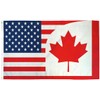 USA and Canada Friendship Flag 5 x 3 FT 100%