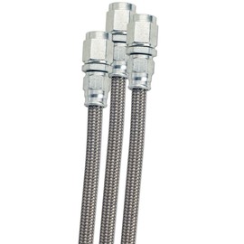 Fragola -3AN PTFE Hose w/Black Cover- 10 Feet