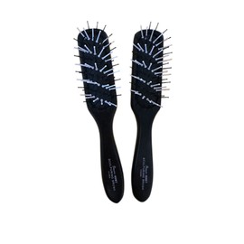 Beautee Sense Black & White Classic Styler Sculpting Paddle Brush