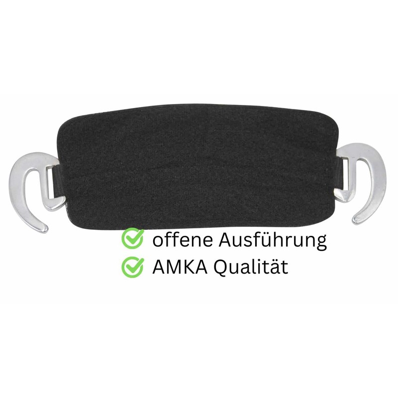 AMKA Velcro stirrup suspension for treeless saddles, open design can