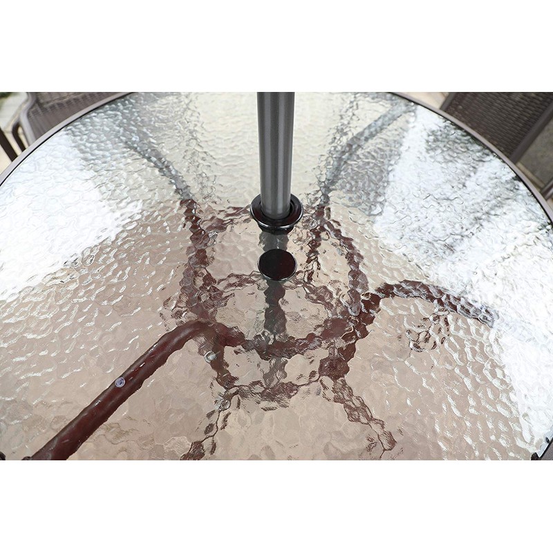 QIQIHOME Patio Table Umbrella Thicker Hole Ring Plug and Cap