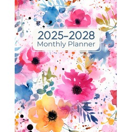 2025-2028 monthly planner: 4 Year From January 2025 To December 2028 With Inspirational Quotes
