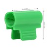 Plastic Greenhouse Clip,24Pcs Single Head Cover Net Tunnel Hoop,Garden Frame