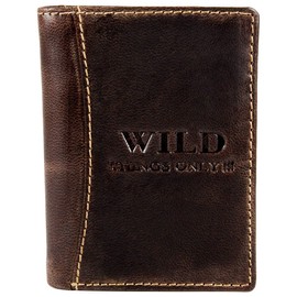 Bag Street Men'S Leather Wallet Portrait (Brown)