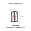 Ahijklmn Tri Glide Slides Plastic Adjustable Webbing Bar Slide Strap