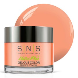 SNS Nail Dip Powder, Gelous Color Dipping Powder - Gentle Carnation (Natural, Nudes/Fair, Cream) - Long-Lasting Dip Nail Color Lasts 14 Days - Low-Odor & No UV Lamp Required - 1.5oz