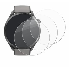 BROTECT Protective Glass for Hama Smartwatch 9000 (Pack of 3) Protective Film Tempered Glass [Extremely Scratch-Resistant 9H, Anti-Fingerprint, Ultra Transparent]