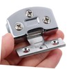 Operitacx 4pcs Stainless Steel Glass Door Hinges for Shower Doors