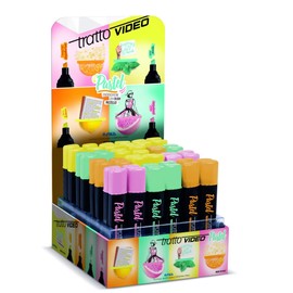 Tratto 12 Highlighters Video Pastel Pink Grapefruit