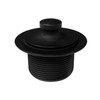 Westbrass Twist & Close Tub Trim Set with Floating Overflow