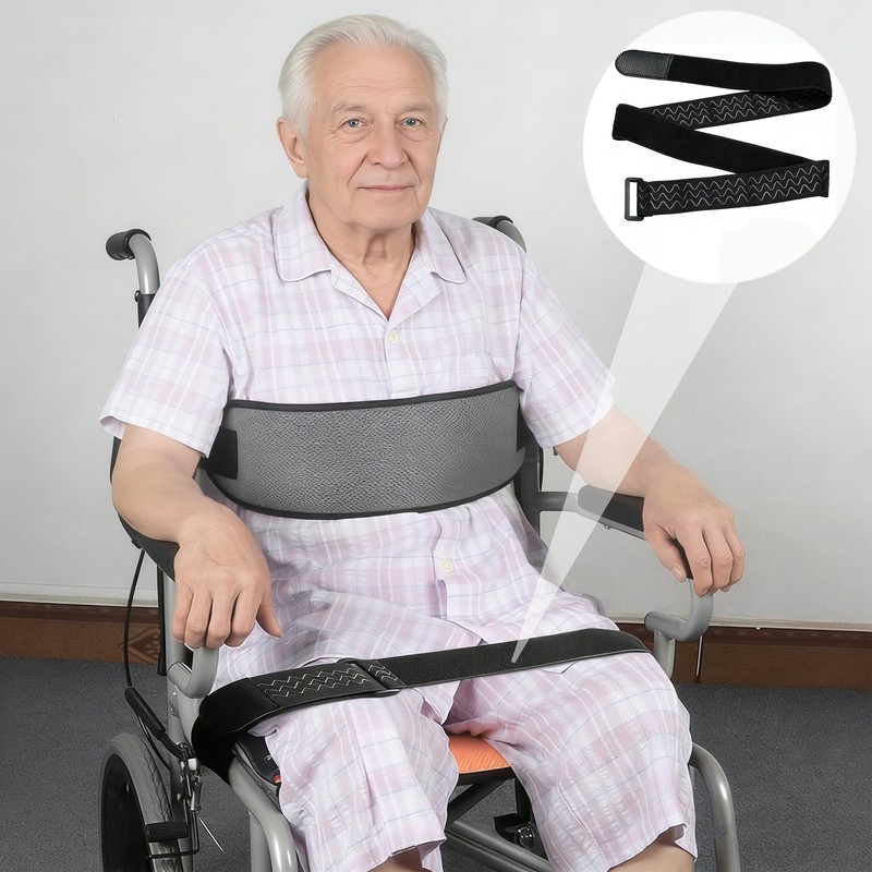 QIUMING Wheelchair Thigh Leg Support Straps for Wheelchair