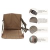 Folding Stadium Cushion 600D Oxford Cloth with Backrest Portable Stadium