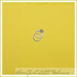 Unbranded BonEful Fabric FQ Cotton FLANNEL Quilt Yellow Solid Pale Light Lemon Pastel Baby