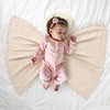 mimixiong Cellular Blanket Newborn Knitted Soft Cotton Baby Blanket for