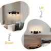 RyaHQ Black Bathroom Vanity Light Fixtures Over Mirror 3-Light Wall