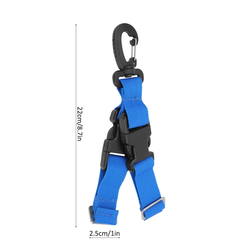 Diving Fin Keeper Strap with Fast Release Buckle, Nylon Flipper