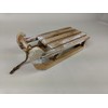 Wooden Decorative Sledge Shabby Used Look - 31 x 14.5