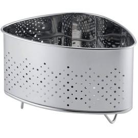Shimomura 41778 Stainless Steel Legs, Antibacterial Triangle Corner, Silver