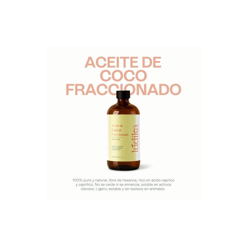 Aceite de Coco Fraccionado 1000 ml | Aceite Base Sin