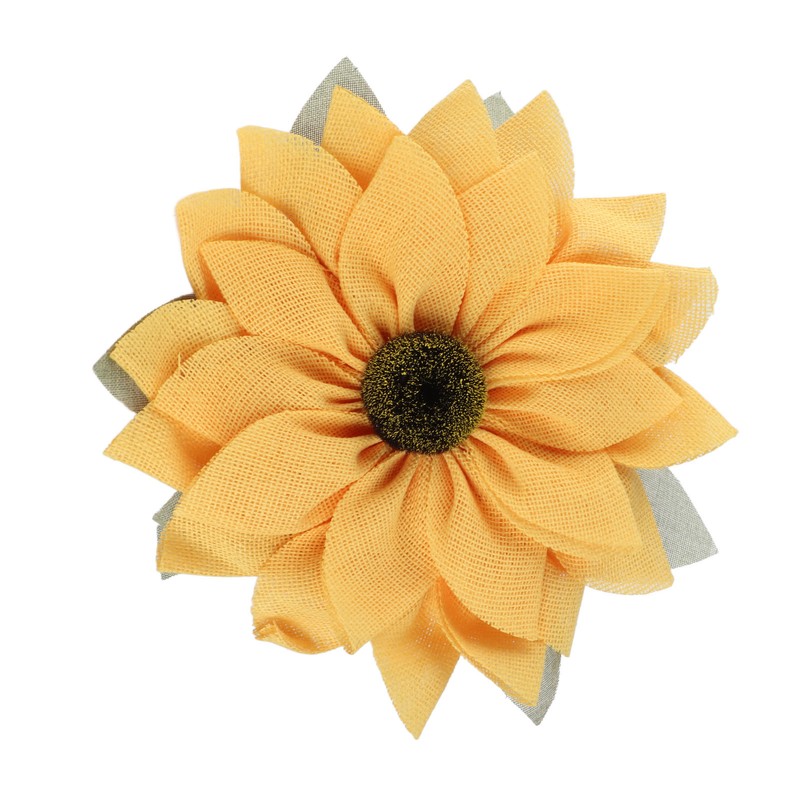 Artificial Sunflower Wreath Wall Hanging Sunflowers Ornament for Farmhouse Door