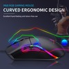 JieruiDeng Wired Gaming Mouse, USB Corded Cellular Computer Mice RGB
