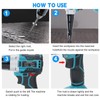 Heimerdinger Brushless Cordless Rivet Gun for Makita 18V Battery, 12000N