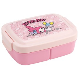 Skater P84 Children's Lunch Box, Dome-shaped, Integrated Dividers, 28.1 fl oz (820 ml), My Melody, Shiroshiro, Sanrio, Girls, Made in Japan