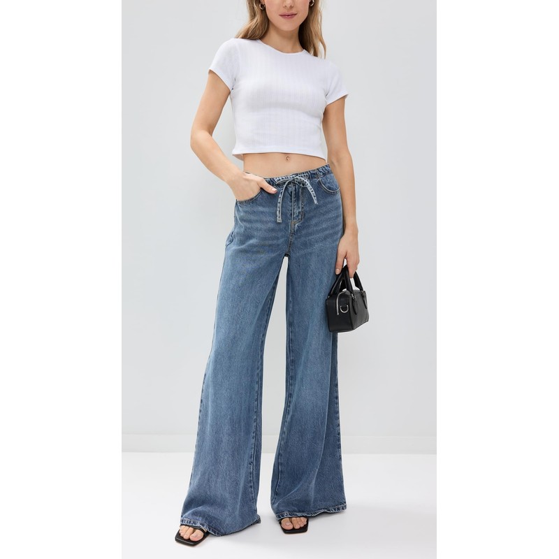 Splendid Women's Lounge Denim Pant, Indigo