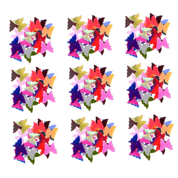 BIUDECO DIY Manicure Supplies 2 Boxes of Nail Glitters Butterfly