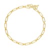 Ettika Choker Necklace for Women. 18k Gold Plated Golden Flat