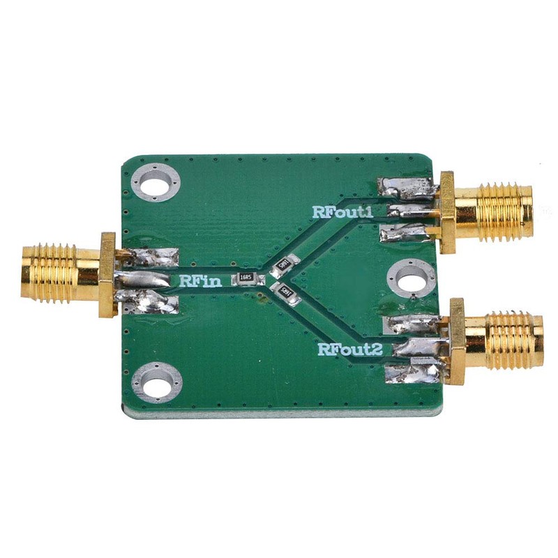 Shipenophy Resistance Power Splitter Power Supply SMA-K Connector 1-2 RF