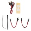 Touch Sliding Desktop Computer Power Switch RGB Lighting External PC