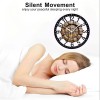 25cm Circular Iron Wall Clock with a Baseball Bat and