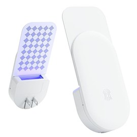 Flying Insect Trap, 2 in 1 Indoor Plug-in Fruit Fly Trap (4, White)