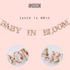 ZAIBIANHAO Baby in Bloom Banner - Floral Baby Shower Decoration,