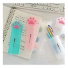 LAXIA Lapicera Estuche Patita De Gato Kawaii Color Mixtos Escolar