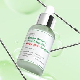 [Deep Pore Care] Ingredient Editor Green Tomato Pore Boosting Deep Shot Ampoule 30ml / 성분에디터 그린토마토 포어 부스팅 딥샷 앰플 30ml