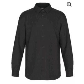 Tailored Gray Ice Long Sleeve Dress Casual 4 Way Stretch Small Comfortable