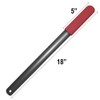 Rehabilitation Advantage Red Grip Handle Powder Coated Steel Shoehorn, 18
