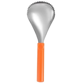 MAGICLULU Serrated Spoon Fruit Corer Fruit Scraper Pumpkin Core Remover Scoop Pumpkin Pulp Separator Pear Pitter Stainless Steel Veggie Vegetable Corer Pumpkin Corer Scooper for Home Kitchen