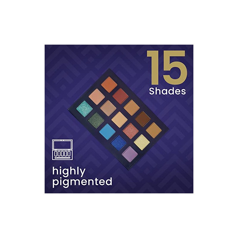 (Tropical) - Tropical 15 Colour Eyeshadow Palette