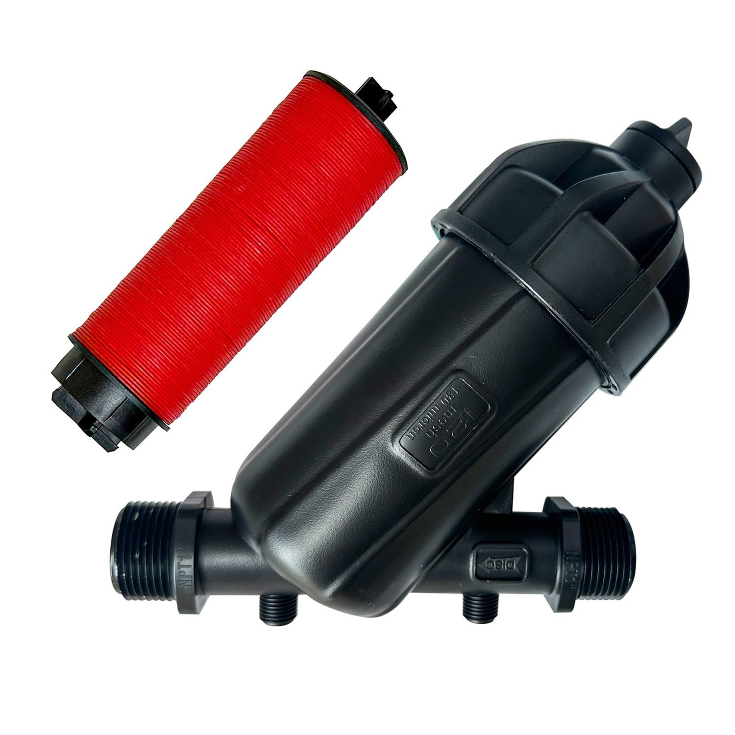 UPLYKKE Drip Irrigation Filter 1 inch Disk Y Filter - Male Pipe Thread ...