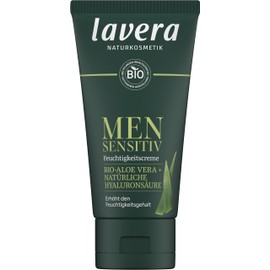 lavera Men sensitive moisturising cream - for sensitive skin - gentle & refreshing - helps with itching - vegan - natural cosmetics - 50 ml