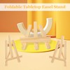 YAYODS 8 Pack 7 Inch Wooden Display Easel for Painting,
