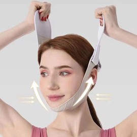 Silicone Double Chin Lift Strap, Face Lifting Bandage, Facial Tightening Belt, Facial Skin Care Tool