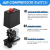 MEANLIN MEASURE Air Compressor Pressure Switch Control Valve 90-120 PSI